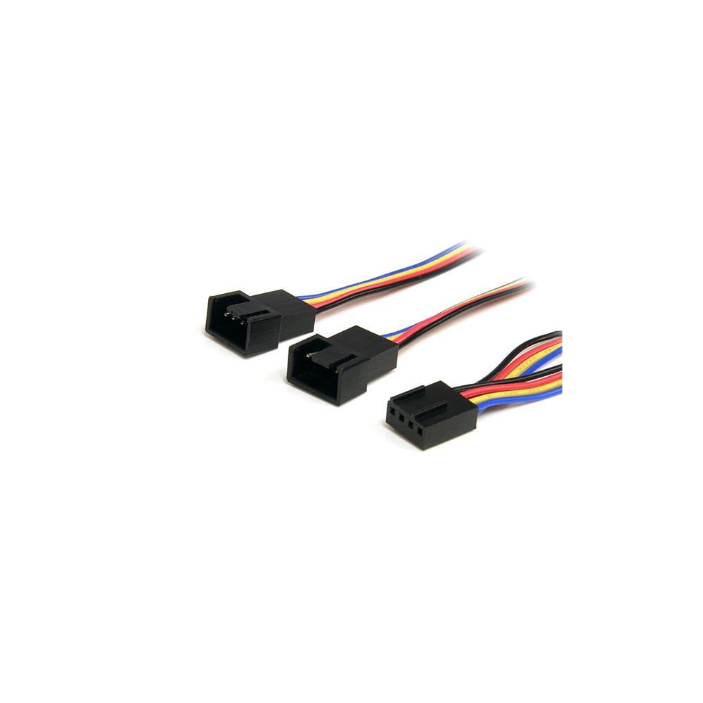 StarTech.com Y-Cavo per Ventilatore 30cm - 4 Pin PWM Splitter Cavo - Cavo Distributore di Corrente - 1 x Ventilatore Molex (pres