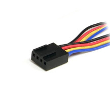 StarTech.com Y-Cavo per Ventilatore 30cm - 4 Pin PWM Splitter Cavo - Cavo Distributore di Corrente - 1 x Ventilatore Molex (pres