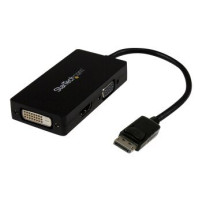 StarTech.com Cavo Adattatore 3 in 1 DisplayPort a VGA/DVI/HDMI - Convertitore DP a VGA HDMI DVI - 0,15 m - 1920 x 1200 Pixel - 1