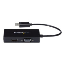 StarTech.com Cavo Adattatore 3 in 1 DisplayPort a VGA/DVI/HDMI - Convertitore DP a VGA HDMI DVI - 0,15 m - 1920 x 1200 Pixel - 1