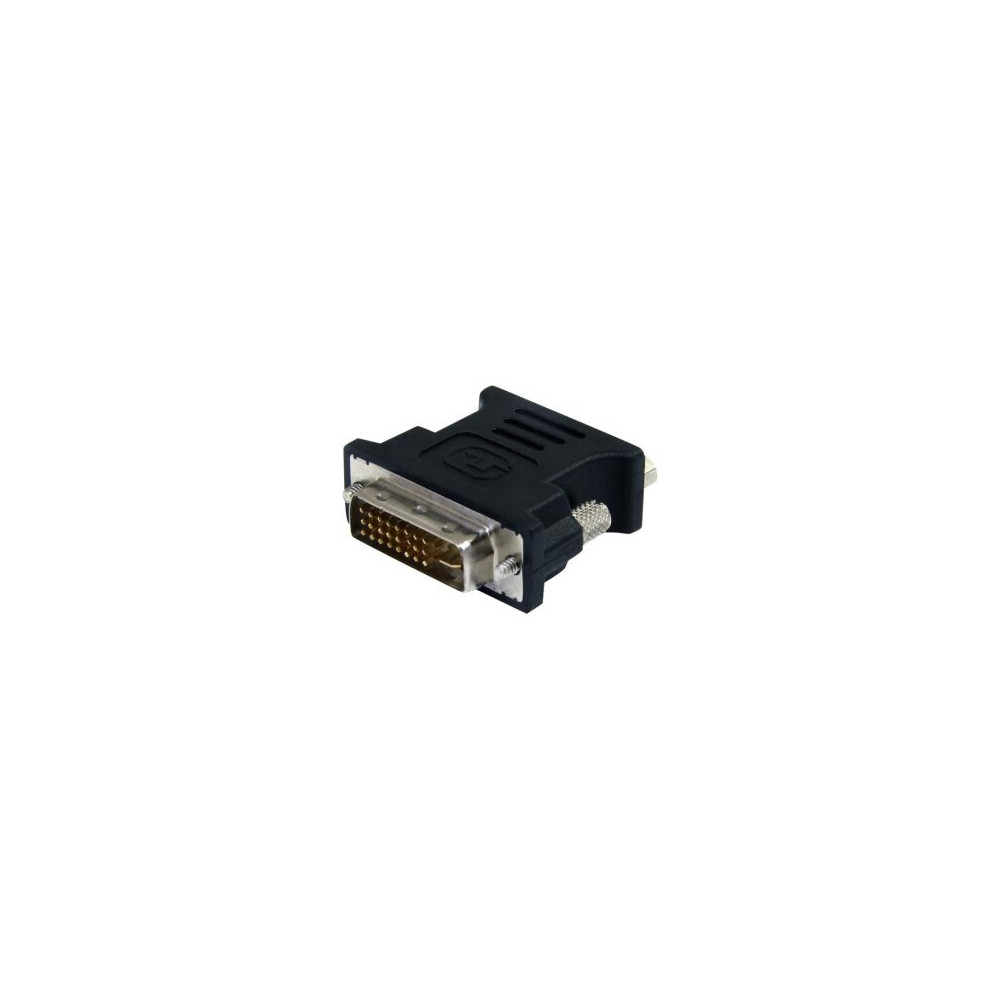 StarTech.com Adattatore DVI a VGA - Cavo Convertitore DVI a VGA - Maschio / Femmina - Nero - DVI-I - VGA - Nero