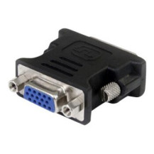 StarTech.com Adattatore DVI a VGA - Cavo Convertitore DVI a VGA - Maschio / Femmina - Nero - DVI-I - VGA - Nero