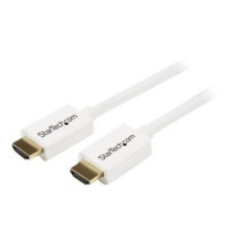 StarTech.com Cavo HDMI ad alta velocità da 5 m - Cavo Ultra HD 4k x 2k a parete CL3 bianco - HDMI a HDMI - M/M - 5 m - HDMI tipo