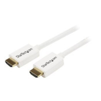 StarTech.com Cavo HDMI ad alta velocità da 5 m - Cavo Ultra HD 4k x 2k a parete CL3 bianco - HDMI a HDMI - M/M - 5 m - HDMI tipo
