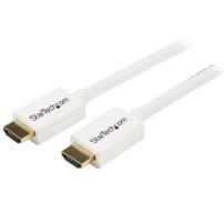 StarTech.com Cavo HDMI ad alta velocità da 5 m - Cavo Ultra HD 4k x 2k a parete CL3 bianco - HDMI a HDMI - M/M - 5 m - HDMI tipo