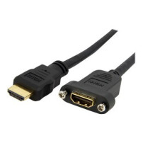 StarTech.com Cavo HDMI Standard per montaggio a pannello da 91 cm - F/M - 0,9 m - HDMI tipo A (Standard) - HDMI tipo A (Standard