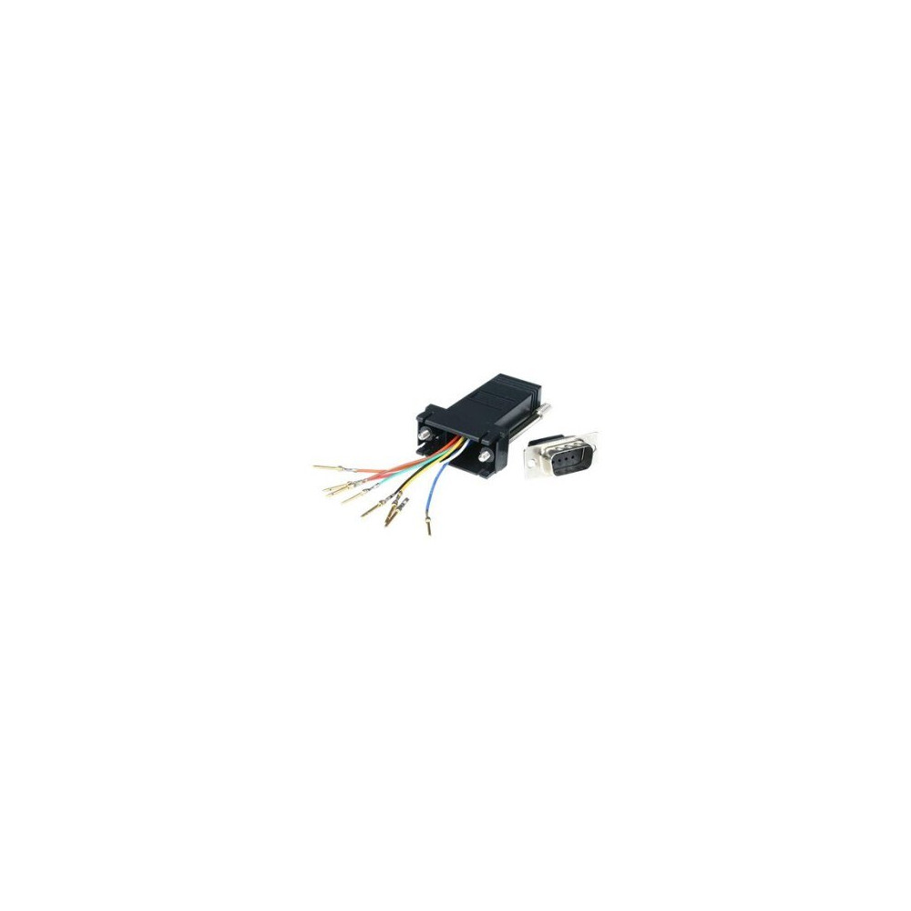 StarTech.com Adattatore modulare da DB9 a RJ45 - M/F - DB-9 - RJ-45 - Nero