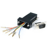 StarTech.com Adattatore modulare da DB9 a RJ45 - M/F - DB-9 - RJ-45 - Nero
