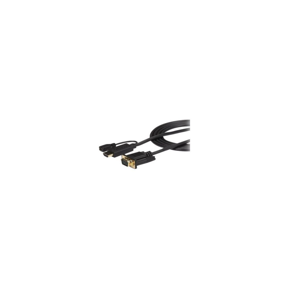 StarTech.com Cavo Convertitore attivo HDMI a VGA - Adattatore HDMI a VGA M/M - 1920x1200 / 1080p da 91cm