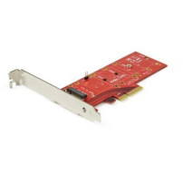 StarTech.com Adattatore SSD PCI Express x4 a M.2 PCIe - PCIe - M.2 - Piena altezza/Basso profilo - Rosso - CE - FCC - REACH - TA