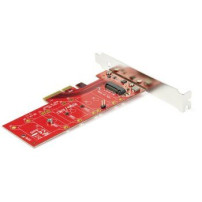 StarTech.com Adattatore SSD PCI Express x4 a M.2 PCIe - PCIe - M.2 - Piena altezza/Basso profilo - Rosso - CE - FCC - REACH - TA