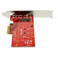 StarTech.com Adattatore SSD PCI Express x4 a M.2 PCIe - PCIe - M.2 - Piena altezza/Basso profilo - Rosso - CE - FCC - REACH - TA