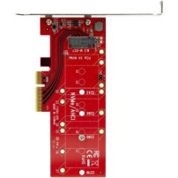 StarTech.com Adattatore SSD PCI Express x4 a M.2 PCIe - PCIe - M.2 - Piena altezza/Basso profilo - Rosso - CE - FCC - REACH - TA
