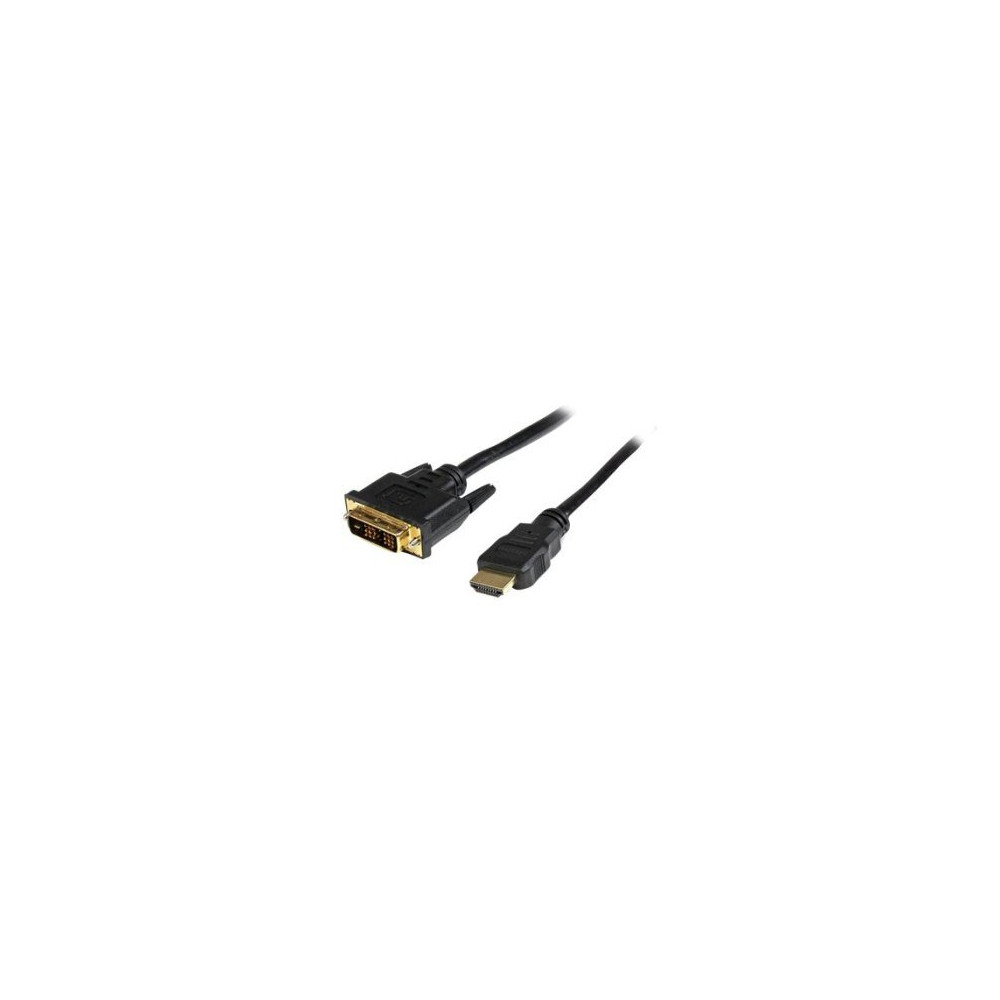 StarTech.com Cavo adattatore HDMI a DVI-D - Cavo connettore presa HDMI a presa DVI Maschio/Maschio da 2 m - 2 m - HDMI - DVI-D -