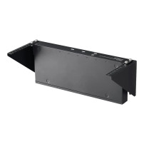 StarTech.com Rack Halterung 4 HE 19 pollici verticale per parete in acciaio - Nero - Halterung - adatta alla montatura su parete