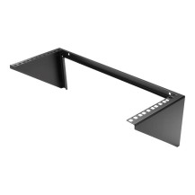 StarTech.com Rack Halterung 4 HE 19 pollici verticale per parete in acciaio - Nero - Halterung - adatta alla montatura su parete
