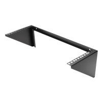 StarTech.com Rack Halterung 4 HE 19 pollici verticale per parete in acciaio - Nero - Halterung - adatta alla montatura su parete