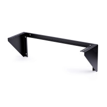 StarTech.com Rack Mount Verticale per Parete da 3U con Montaggio su Parete - Rack Bracket da 19 pollici in acciaio nero - Open F