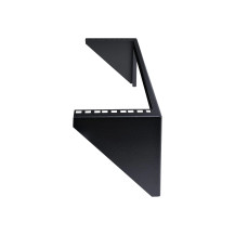 StarTech.com Rack Mount Verticale per Parete da 3U con Montaggio su Parete - Rack Bracket da 19 pollici in acciaio nero - Open F
