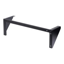 StarTech.com Rack Mount Verticale per Parete da 3U con Montaggio su Parete - Rack Bracket da 19 pollici in acciaio nero - Open F