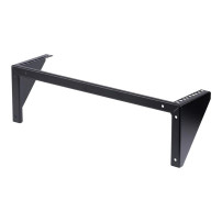 StarTech.com Rack Mount Verticale per Parete da 3U con Montaggio su Parete - Rack Bracket da 19 pollici in acciaio nero - Open F