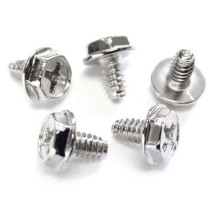 StarTech.com Vite di sostituzione per il montaggio del PC 6-32x1/4 UNC - 50 pezzi - Vite lunghe - Kit di viti - Argento - 0,6 cm