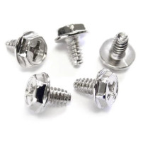 StarTech.com Vite di sostituzione per il montaggio del PC 6-32x1/4 UNC - 50 pezzi - Vite lunghe - Kit di viti - Argento - 0,6 cm