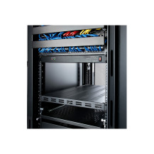 Scaffale per rack server di StarTech.com - 1U - Altezza Regolabile dell'Installazione - Pesantezza Elevata - Rack - Scaffale - N