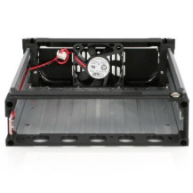 StarTech.com Cassetto rack portatile per disco rigido SATA da 5,25″ - robusto - in alluminio e di colore nero - 13,3 cm (5.25″)