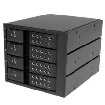 StarTech.com Sistema Backplane mobile per rack hot-swap portatili a 4 bay alloggiamenti per HDD SAS II / SATA III 3,5″ - 6 Gbps