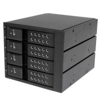 StarTech.com Sistema Backplane mobile per rack hot-swap portatili a 4 bay alloggiamenti per HDD SAS II / SATA III 3,5″ - 6 Gbps