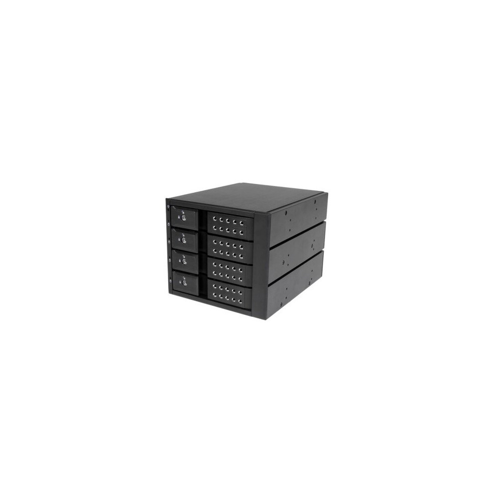 StarTech.com Sistema Backplane mobile per rack hot-swap portatili a 4 bay alloggiamenti per HDD SAS II / SATA III 3,5″ - 6 Gbps