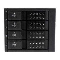 StarTech.com Sistema Backplane mobile per rack hot-swap portatili a 4 bay alloggiamenti per HDD SAS II / SATA III 3,5″ - 6 Gbps