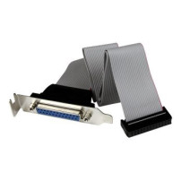 StarTech.com Adattatore cavo collettore porta parallela 40 cm basso profilo con staffa – DB25 (F) a IDC26 - DB-25 25 pin D-Sub -