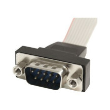 StarTech.com Cavo per montaggio a pannello seriale maschio 9 pin a collettore scheda madre 10 pin da 40 cm ca. - Grigio - 0,4064