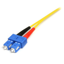 StarTech.com 4m Cavo Ottico Fibra - Single-Mode Duplex 9/125 - LSZH - LC/SC - OS1 - Cavo LC-SC a fibra (SMFIBLCSC4)