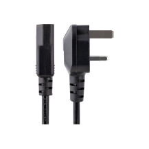 StarTech.com 3 m cavo elettrico per computer GB, 18AWG, BS 1363 su C13, 10A 250V, cavo di sostituzione AC nero, cavo per apparec