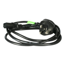 StarTech.com 3 m cavo elettrico per computer GB, 18AWG, BS 1363 su C13, 10A 250V, cavo di sostituzione AC nero, cavo per apparec