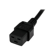 StarTech.com 2 m Cavo elettrico per computer, 16AWG, Schuko EU su C19, 16A 250V, cavo di sostituzione AC, cavo elettrico per sta