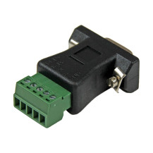 StarTech.com RS422 RS485 Seriale DB9 a barra di montaggio - Adattatore seriale - blocco di connessione a 5 poli per DB-9 (maschi