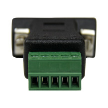 StarTech.com RS422 RS485 Seriale DB9 a barra di montaggio - Adattatore seriale - blocco di connessione a 5 poli per DB-9 (maschi