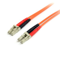 StarTech.com 2m Cavo Fiberoptico - Modalit├á Multimoda Duplex 62,5/125 - LSZH - LC/LC - OM1 - Fibra Patch Cable LC to LC (FIBLCL