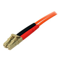 StarTech.com 2m Cavo Fiberoptico - Multimode Duplex 50/125 - LSZH - LC/LC - OM2 - Cavo di patch fibra LC a LC (50FIBLCLC2)