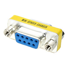 StarTech.com Slimline DB9 seriale Gender Changer - Bu/Bu - Cambiase Sesso Seriale - DB-9 (W)