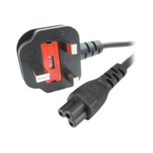StarTech.com Cavo di alimentazione standard BS-1363 a IEC320 C5 - Cavo di Rete a trifoglio BS-1363 a IEC320 c5 da 1m - 1 m - BS