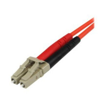 StarTech.com Cavo patch duplex in fibra multimodale 50/125 5 m LC - ST - 5 m - OM2 - LC - ST - Maschio/Maschio - Rosso