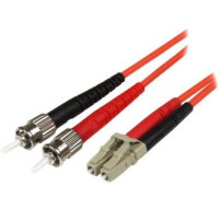 StarTech.com Cavo patch duplex in fibra multimodale 50/125 5 m LC - ST - 5 m - OM2 - LC - ST - Maschio/Maschio - Rosso