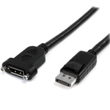 StarTech.com DPPNLFM3PW - 0,9 m - DisplayPort - DisplayPort - Maschio - Femmina - Nichel
