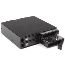 StarTech.com Backplane mobile per rack hot-swap 5,25″ a 4 alloggiamenti HDD SATA/SAS da 2,5″ - 6 Gbps