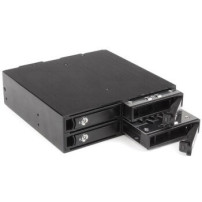 StarTech.com Backplane mobile per rack hot-swap 5,25″ a 4 alloggiamenti HDD SATA/SAS da 2,5″ - 6 Gbps